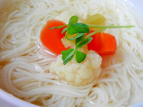 酸味が爽やかな素麺